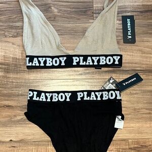 Playboy bralette and underwear